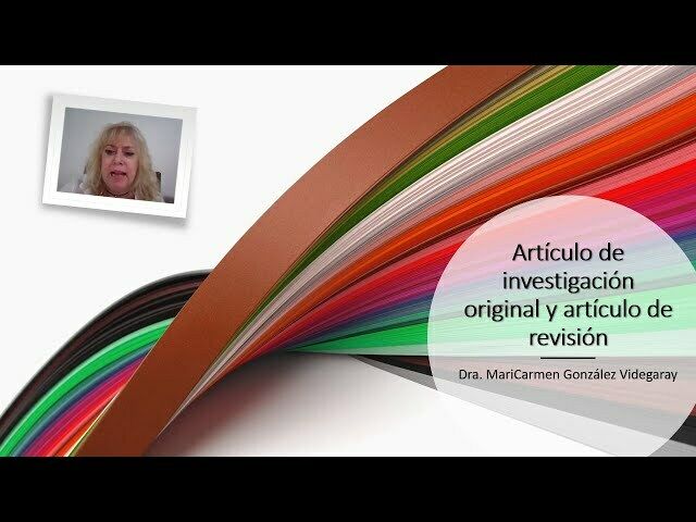 TIPOS DE ARTÍCULO CIENTÍFICO