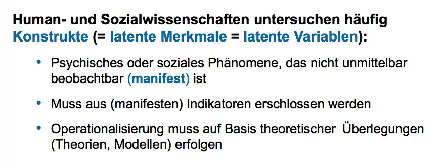 Was ist Operationalisierung? Human- und Sozialwissenschaften untersuchen häufig
