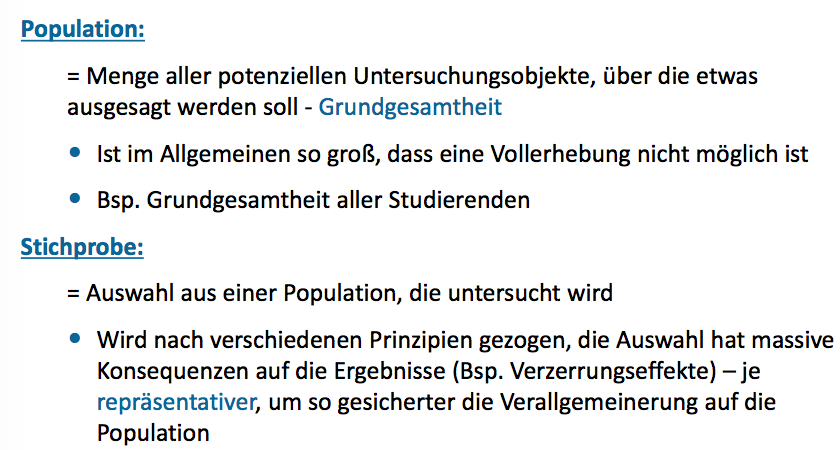 Population vs. Stichprobe