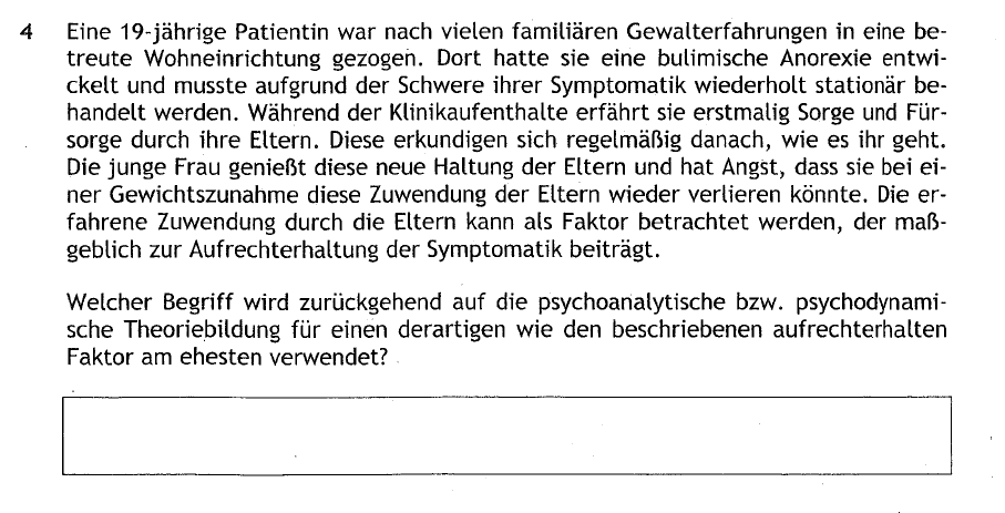 sekundärer Krankheitsgewinn