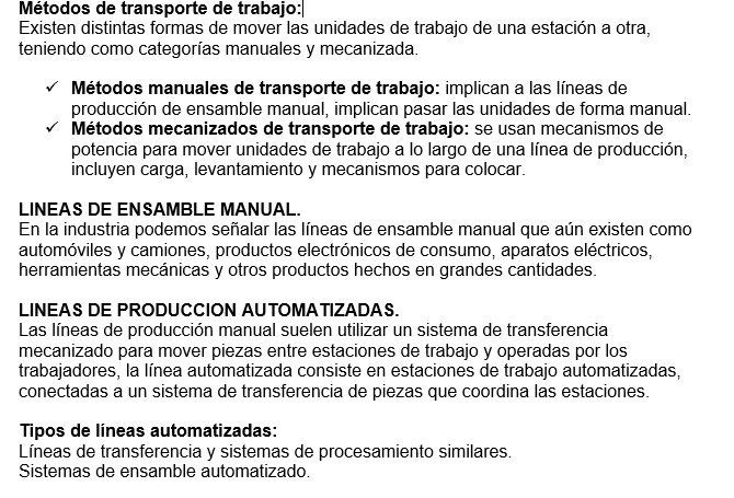 Unidad 2: Diseño de Sistemas de Manufactura