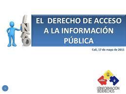 LEY 1712 de 2014 (Ley de transparencia y Acceso a la información publica