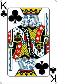♣ K