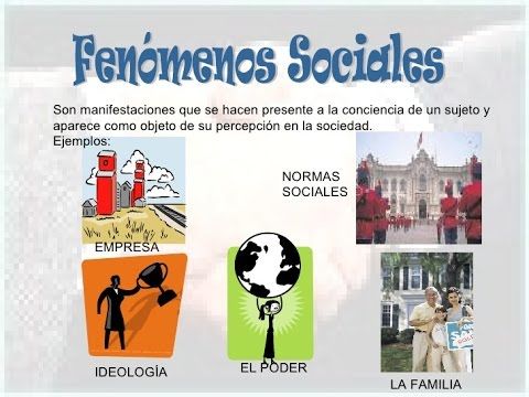 FENOMENOS SOCIALES Y CULTURALES
