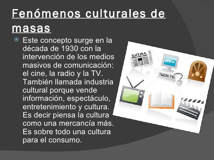 FENOMENOS SOCIALES Y CULTURALES