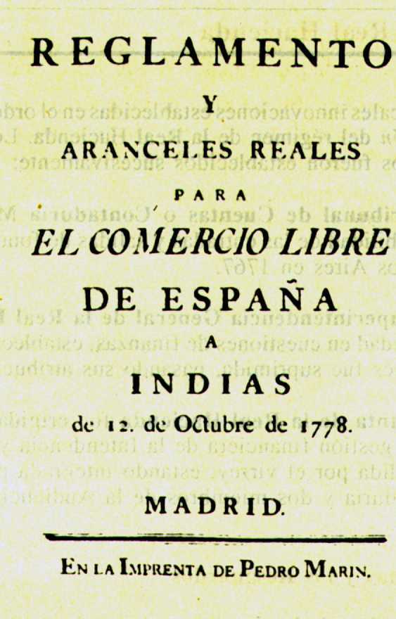Decretos de Libre Comercio