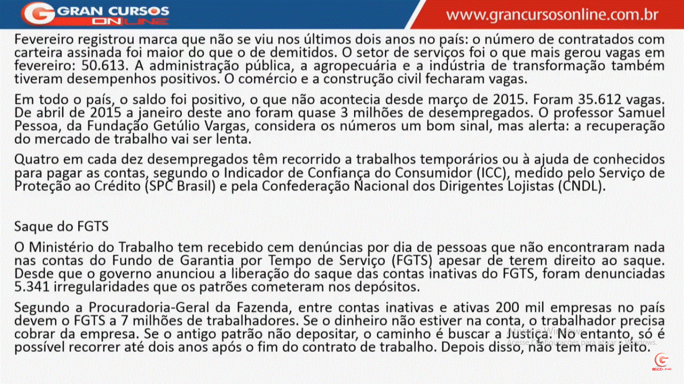 Retrospectiva de Março 2017