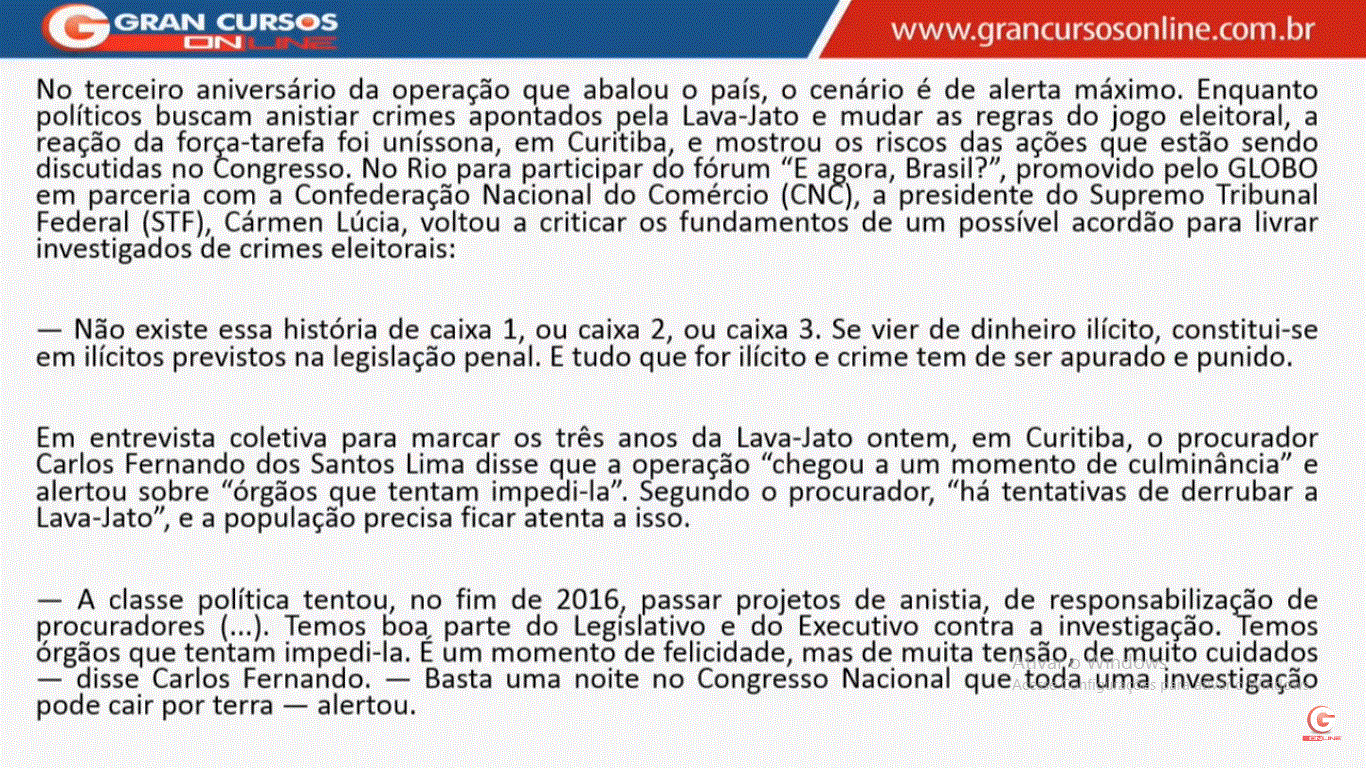 Retrospectiva de Março 2017