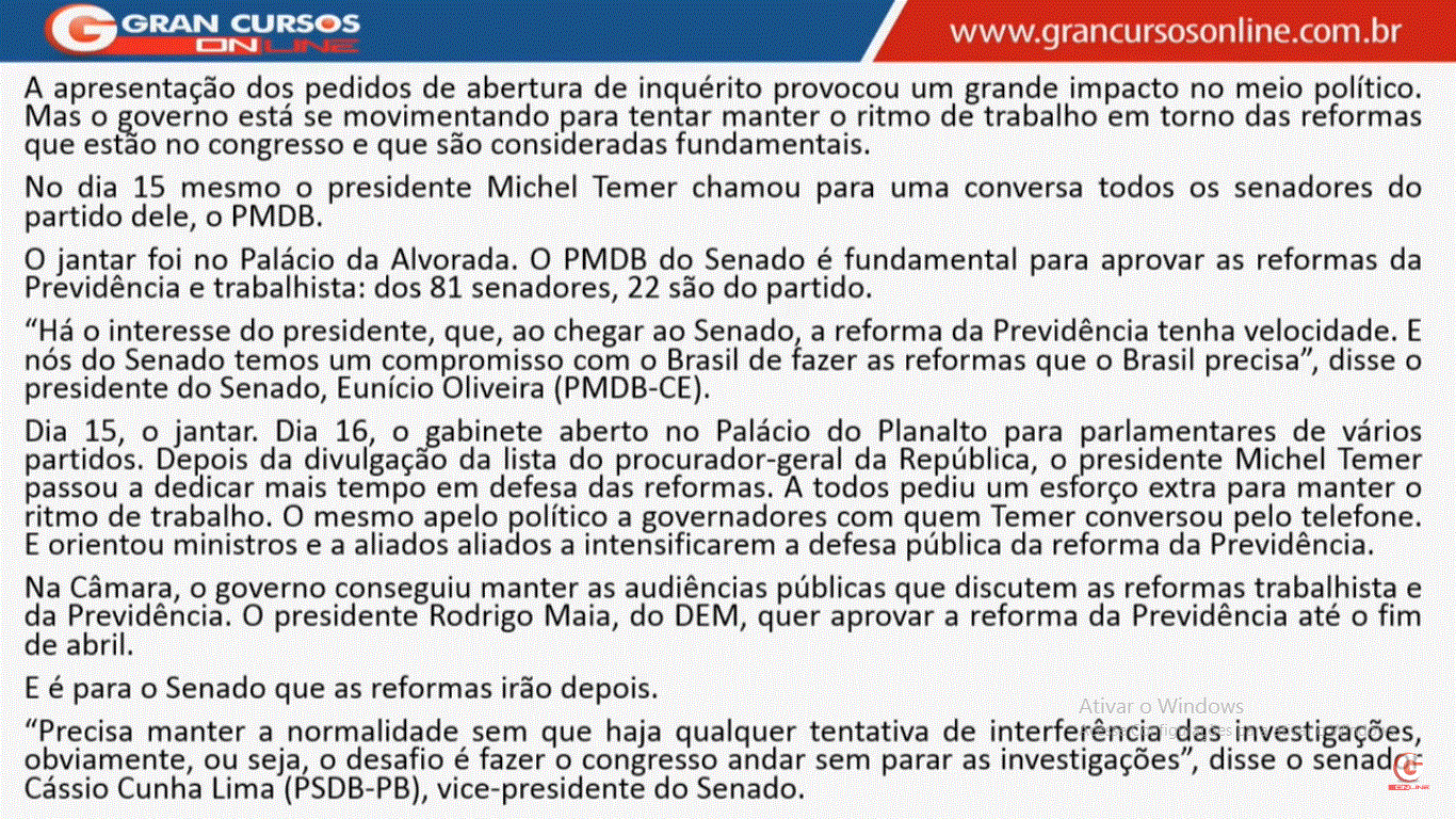 Retrospectiva de Março 2017