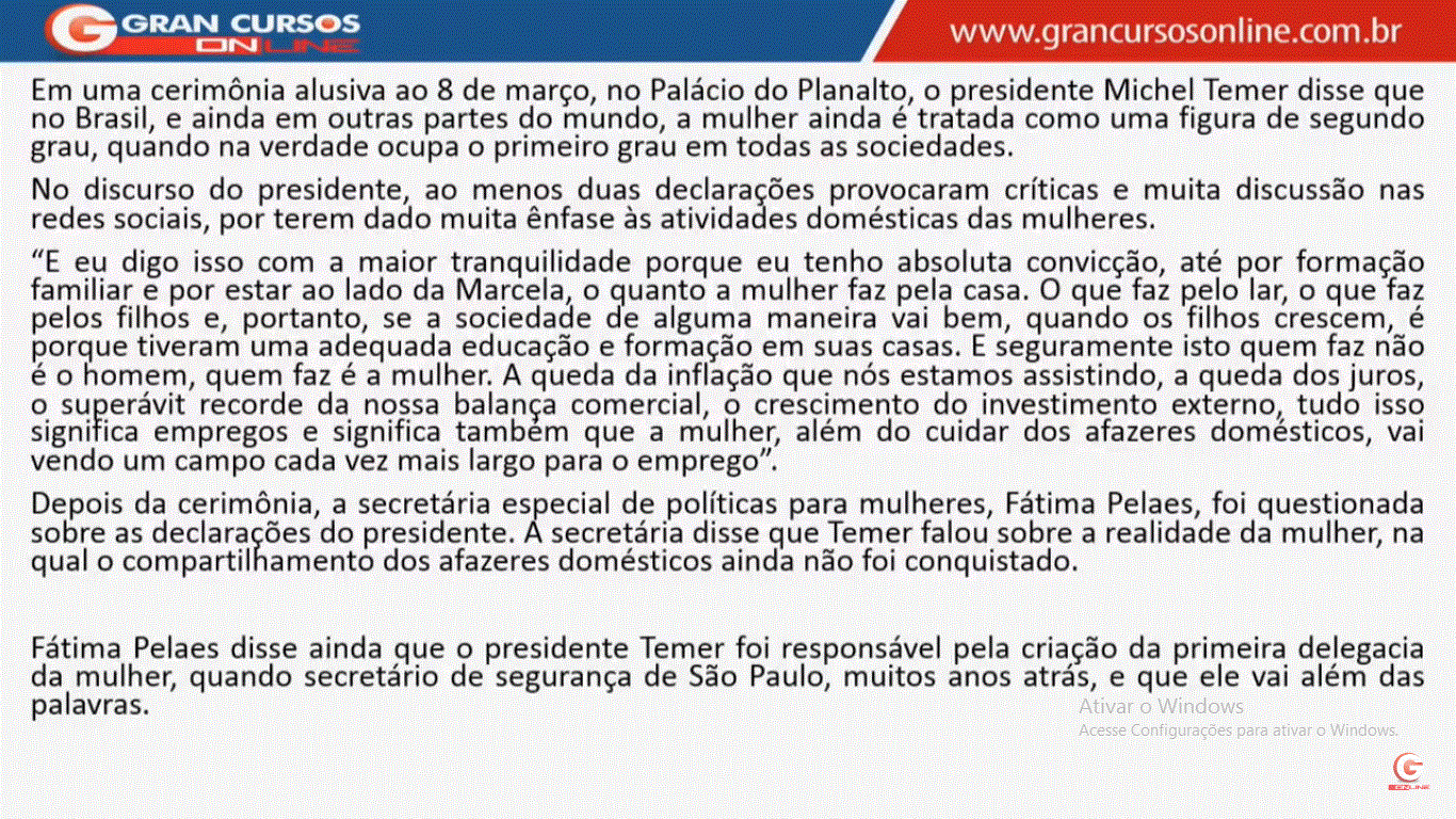 Retrospectiva de Março 2017
