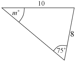 What would you use to find the angle m?