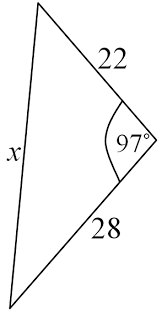 What would you use to find x?