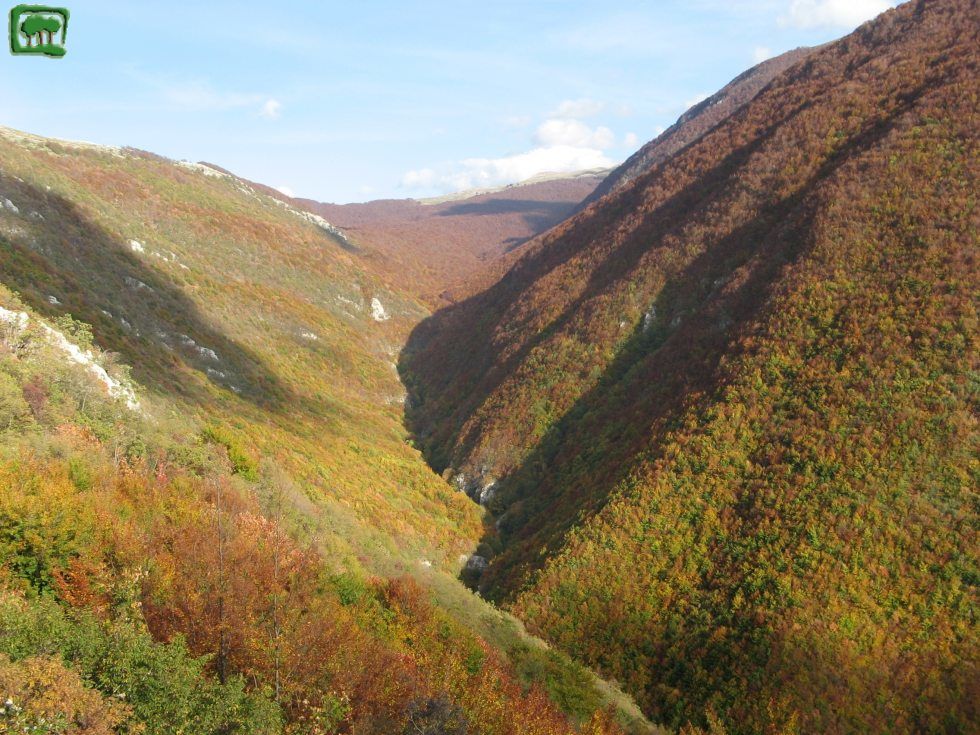 Valle a V - Valli strette modellate dai fiumi.