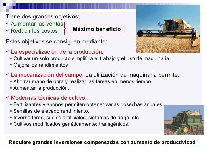 Sistemas agrarios avanzados