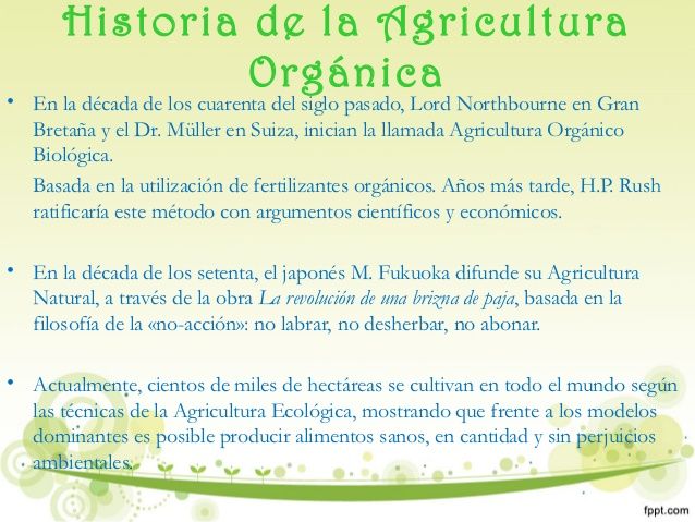 Sistemas agrarios avanzados