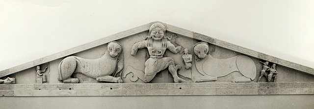 Medusa Pediment Pediment Temple of Artemis Corcycra (Corfu) 580