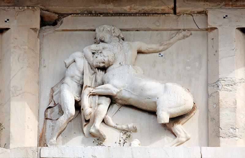 Centauromachy 1 Metope Parthenon Acropolis, Athens 447-432