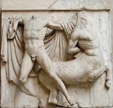 Centauromachy 27 Metope Parthenon Acropolis, Athens 447-432