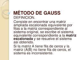 Solucion de ecuaciones, metodo de Gauss Jordan