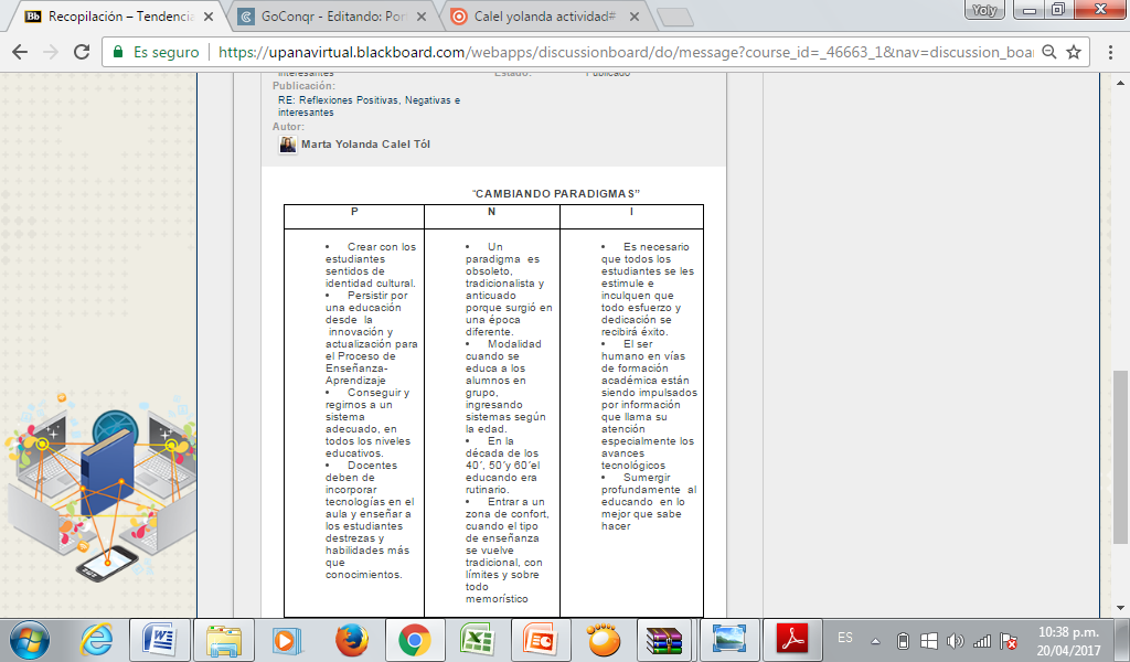Portafolio de Aprendizaje Tendencias Educativas del Siglo XXI
