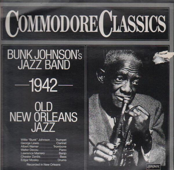 Bunk Johnson graba el primer revival de Jazz de Nueva Orleans 1942