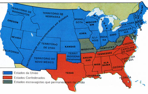 Estados do Norte X Estados do Sul