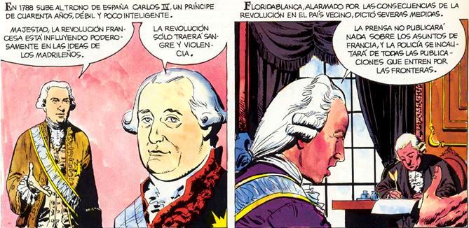 ¿Cómo se denominan las medidas que tomó el gobierno para que no entraran las ideas revolucionarias francesas?