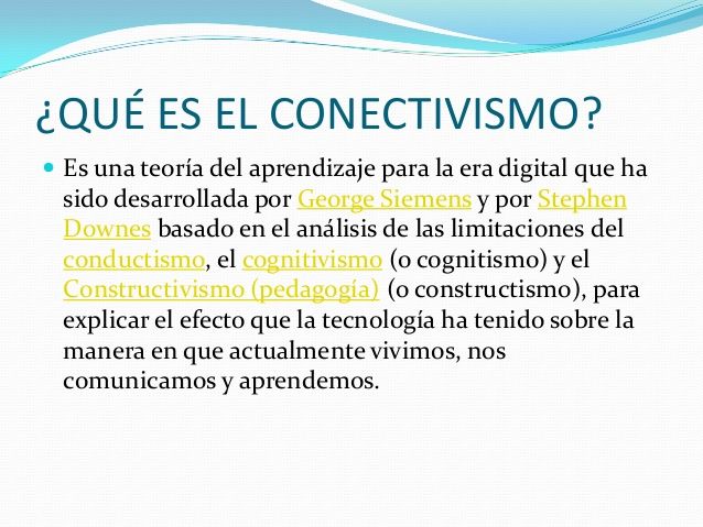 CONECTIVISMO