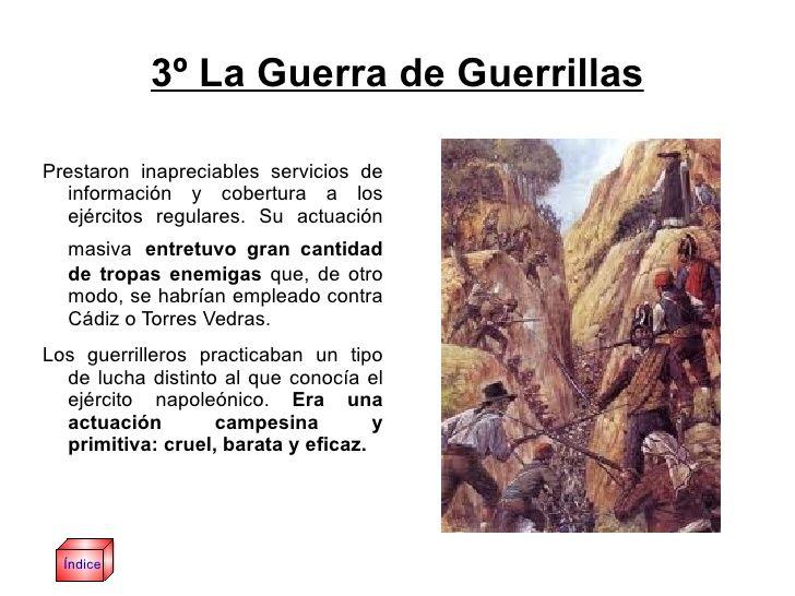 ¿Qué fue la guerra de guerrillas?