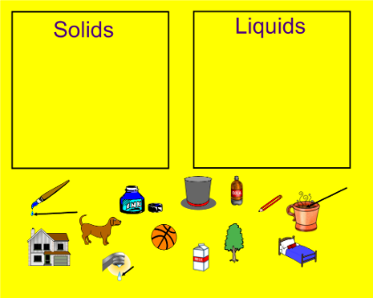 How are liquids similar to solids?