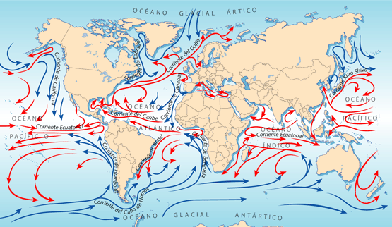 Factores que modifican el clima CORRIENTES MARINAS 9° 17