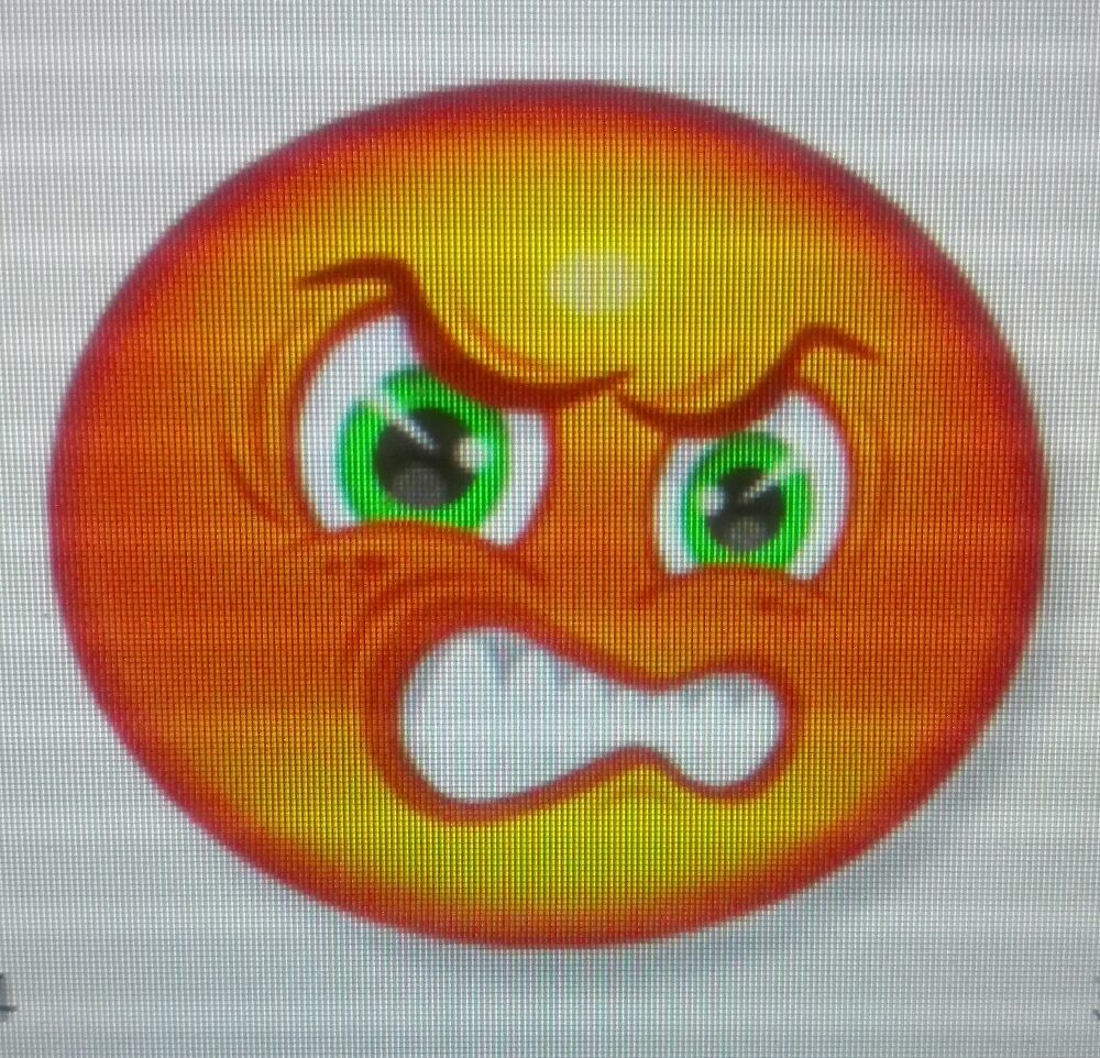•Angry