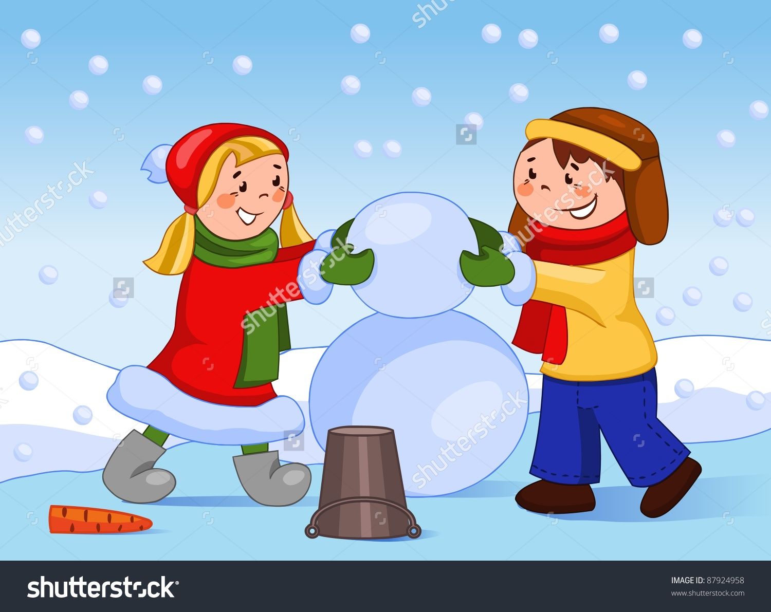 make a snowman