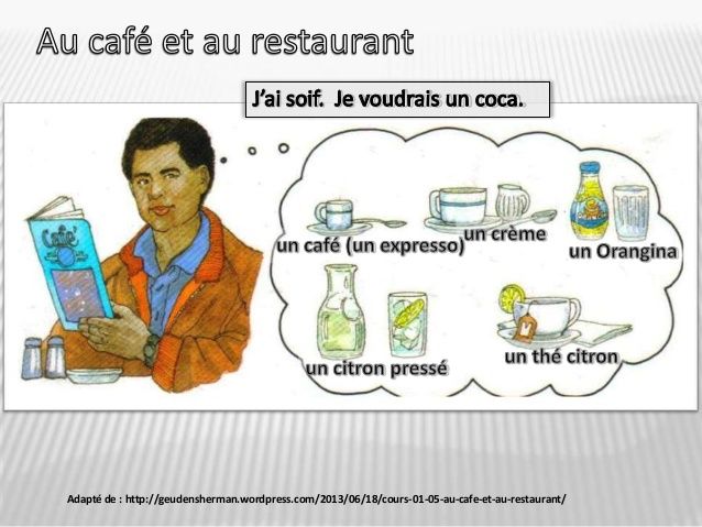 Commander au café ou au restaurant