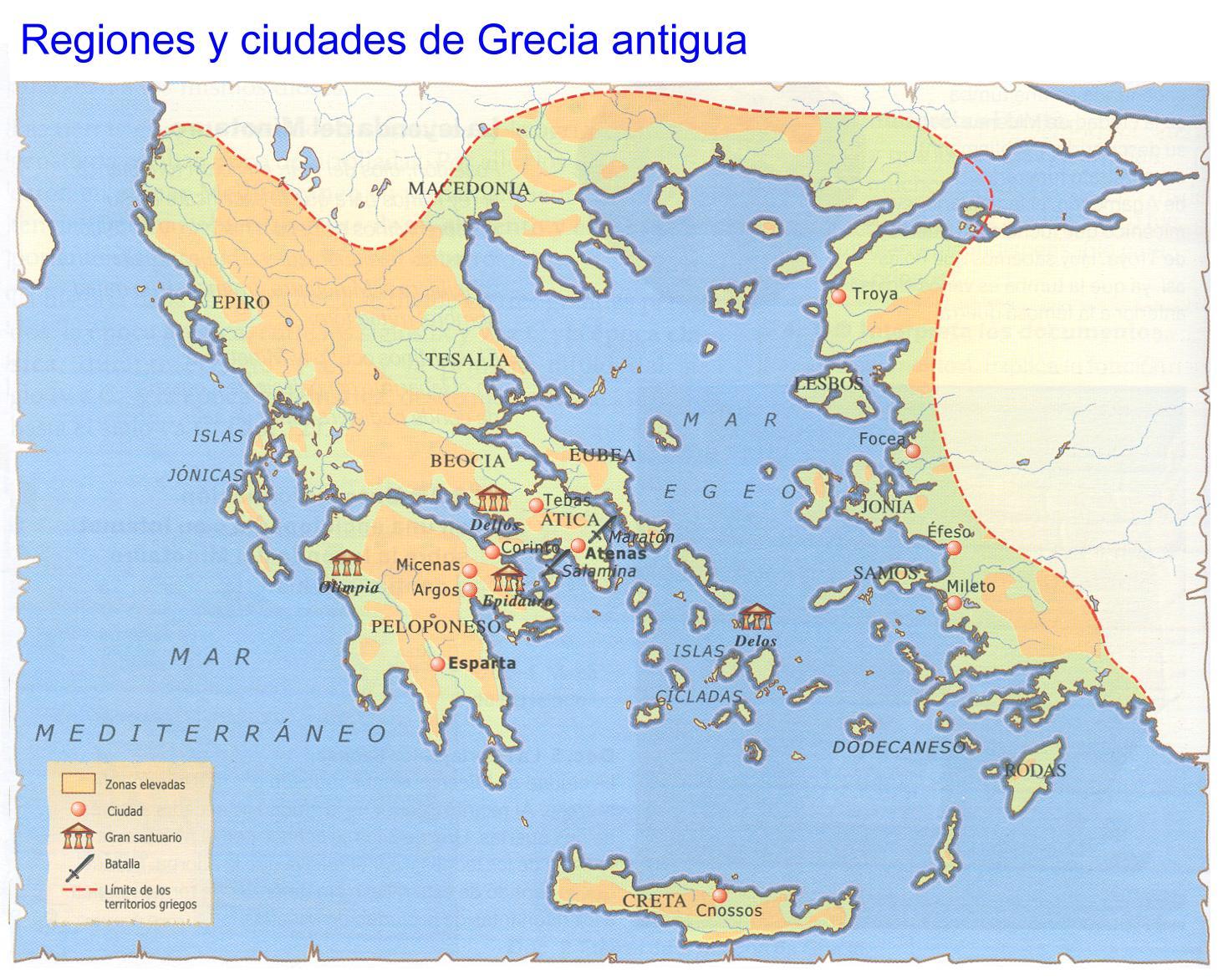 1. El entorno geográfico: la Hélade