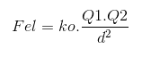 Lei de Coulomb (Força elétrica)