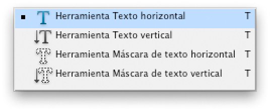 Herramienta de Texto (T)