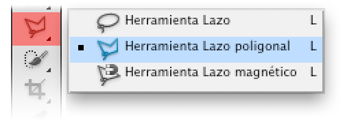 Herramienta lazo poligonal (L)