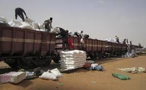Fu el primer tren que cargo 1000 costales de maíz