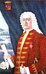 Domingo Ortiz de Rozas (Rozas, Cantabria, España, 1683 - alta mar, 1756) fue un noble y militar español quien fuera nombrado gobernador d...