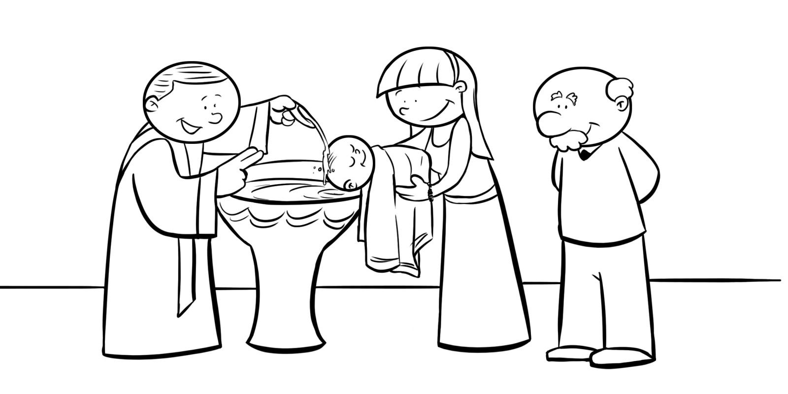 I hope the priest can bless my son // Espero que el sacerdote pueda bendecir a mi hijo