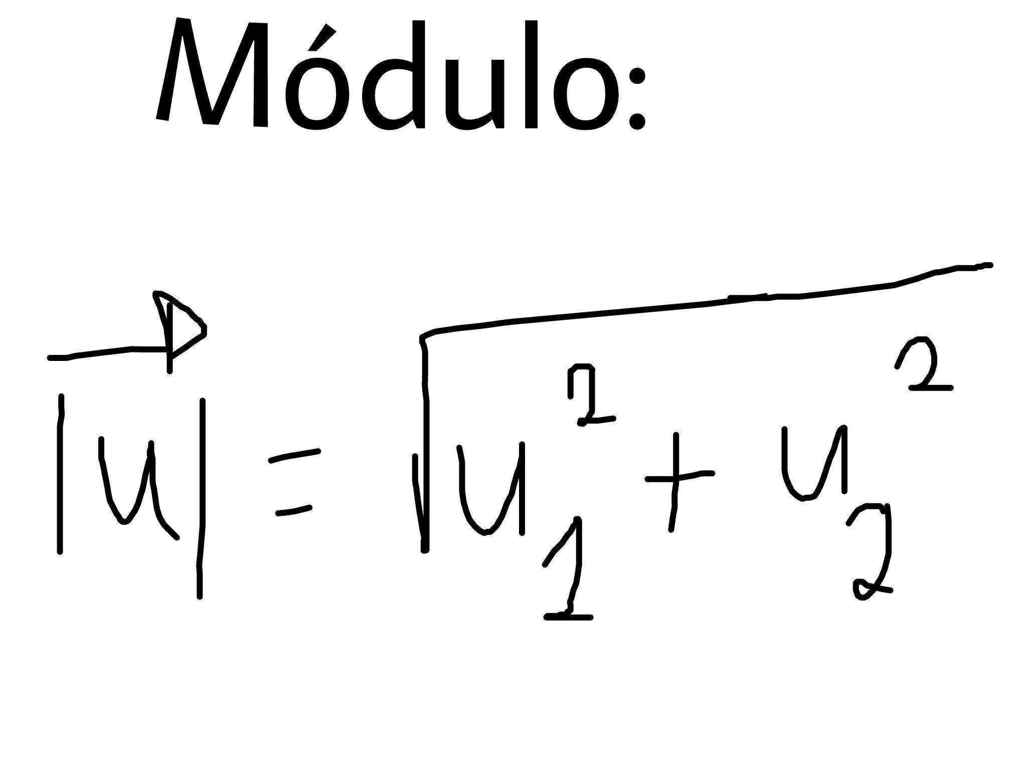 Vectores y rectas en el plano