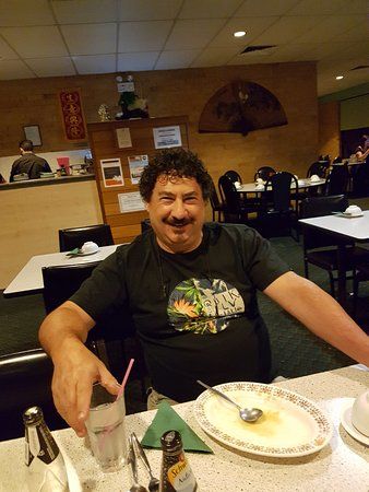 He has just finished his meal