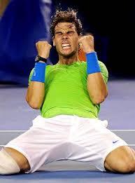 He has just won the match