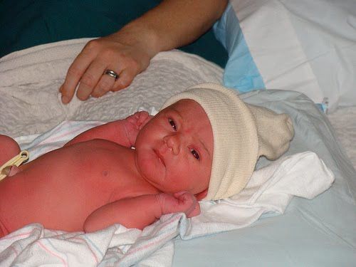 She has just been born