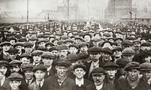 What occurred in towns and cities during the Industrial Revolution?