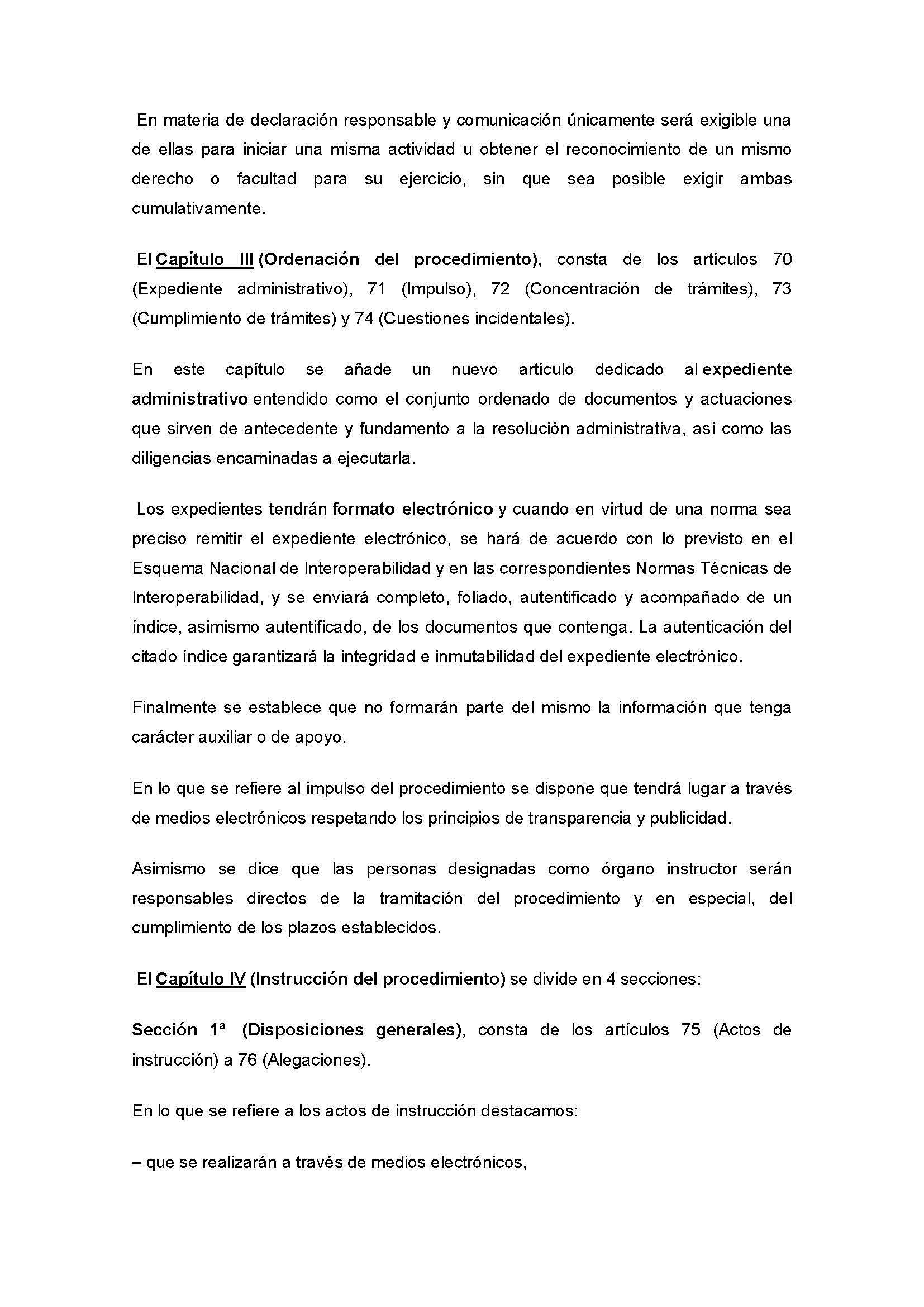 RESUMEN ACTOS ADMINISTRATIVOS (LEY 39/2015, DE 1 DE OCTUBRE)
