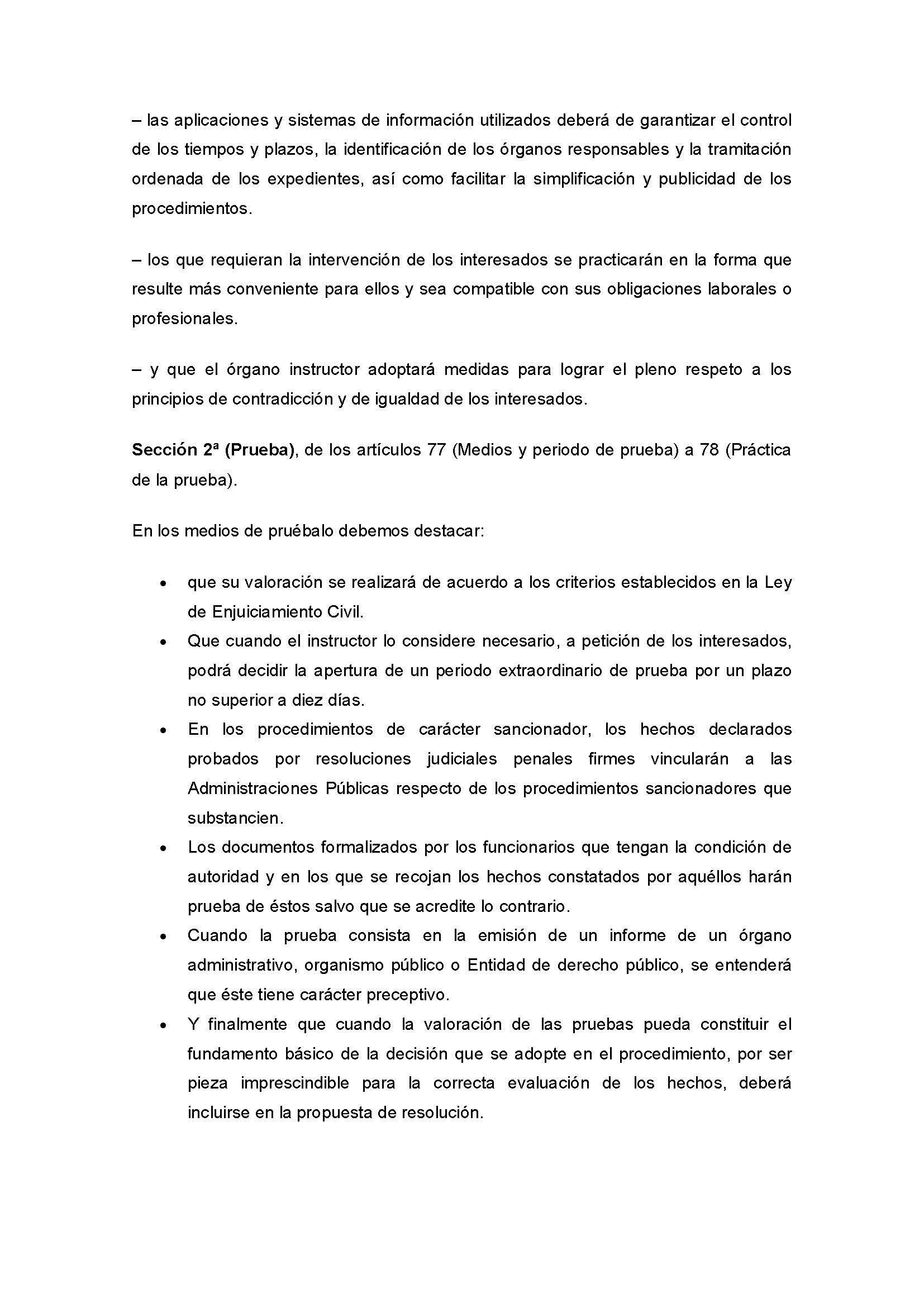RESUMEN ACTOS ADMINISTRATIVOS (LEY 39/2015, DE 1 DE OCTUBRE)