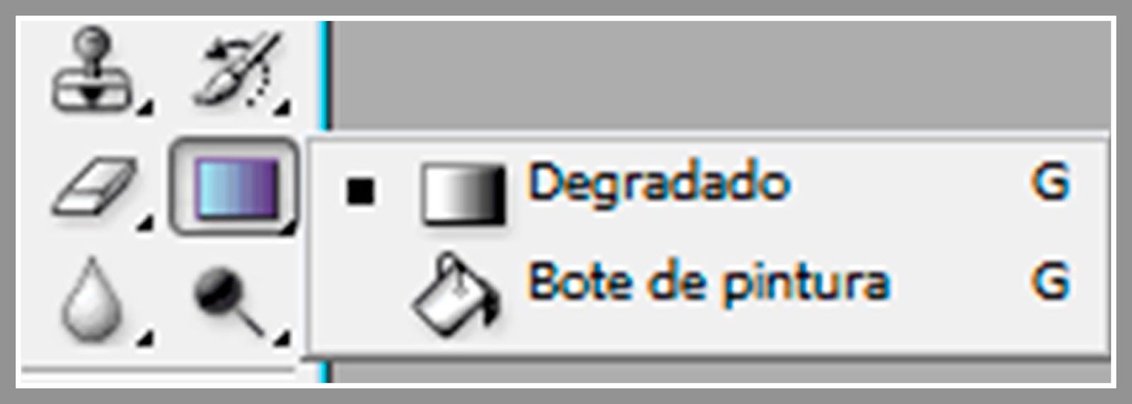 Herramienta degradado (G)