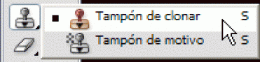 Herramienta tampón motivo (S)